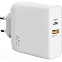 E.F.Connection Chargeur Secteur Usb 65w Double-Port Pd 33w + Qc 3.0 Pour Redmi Note 9 Pro Note 9s Note 9t Note 9 -