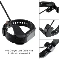 Generique Pince De Chargement En Plastique Pour Montre Intelligente Garmin Vivosmart 4, 1m, Câble De Données Et Chargeur Usb