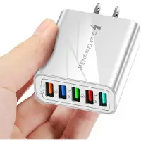 Generique Chargeur Usb Rapide, Universel, Mural, Durable, Pour Téléphone Portable, Tablette, Iphone 11, Samsung, Huawei