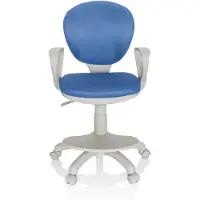 Hjh OFFICE Chaise Pour Enfant / Chaise De Bureau Pour Enfant Kid Colour G1 Tissu Bleu