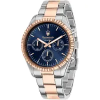 Maserati Competizione 43 Mm Watch Bleu Homme