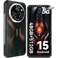 Oukitel WP55 Pro 5G Incassable Android 15 48 Go + 512 Go / 2 To, 11000mAh 120Hz 6.6" FHD+ 108MP, NFC/5G Dual SIM - Orange