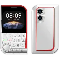 YONIS Téléphone Portable 2G Dual SIM Bluetooth Écran 2.01 Pouces USB Type-C Noir Blanc