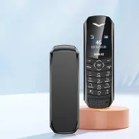 YONIS Téléphone Portable 4G Mini Écran 1.77 Pouces 21 Touches LED Longue Autonomie Noir