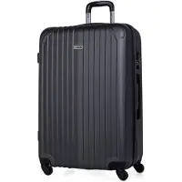 Itaca unisex. T71570-01 Grande valise de voyage XL Rigide 4 Roues T71570 Noir -76x49x30cm (OSFA), Casuel, ABS/Polycarbonate, Big