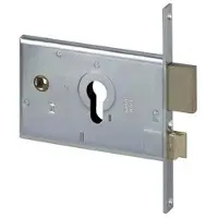 Sonstige Verlage 1 X SERRURE A MORTAISE POUR ALUMINIUM ART. 44120 E58 fr.20 mm - pêne dormant + loquet