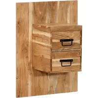 vidaXL Table de chevet 60x32x80 cm bois d'acacia solide