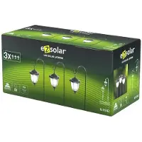 EZsolar EZ SOLAR - Pack 3 lanternes solaires GL1074EZ