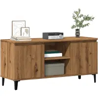 vidaXL Armoire TV Artisan-Chêne 102x35x50 cm Bois composite