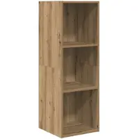 vidaXL Ensemble de meubles TV , 37 x 37 x 107 cm, imitation chêne artisanal, panneaux de particules