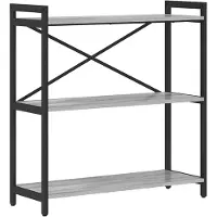 vidaXL Bibliothèque Sonoma gris 80 x 30 x 83 cm Bois d'ingénierie