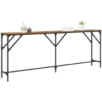 vidaXL Table console Bois Ancien 200 x 29 x 75 cm