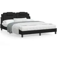 vidaXL 3208103, Noir, 165 cm, 2.18 m, 74.5 cm, 1600 x 2000 mm, 1 pièces
