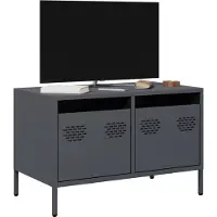vidaXL Armoire TV anthracite 68x39x43,5 cm Acier laminé à froid