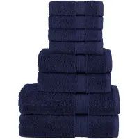 vidaXL Ensemble de serviettes de qualité supérieure SOLUND 8 pcs