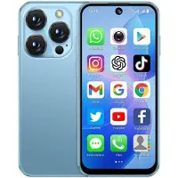 YONIS Smartphone Android 10 Quad Core Écran 3.88 Pouces Dual SIM 3G Bleu Bleu