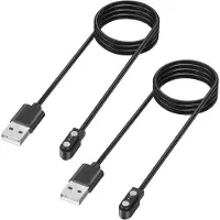 Generique Chargeur Pour Yamay Sw023,Willful Sw021,Câble De Charge Usb Pour Id216,Id205l,Id205s,Id205u,Id205s,Uwatch 3s 3 2 2s,Magnétique Chargeur Montre Connectée 100cm (2 Pins 2.84mm).[H72]