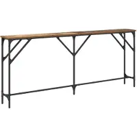 vidaXL Table console Bois Ancien 180 x 23 x 75 cm