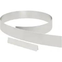 vidaXL Bordure de jardin, lot de 4, 450 x 10 cm, acier inoxydable, argenté
