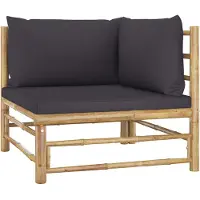 vidaXL Cadre de lit sans matelas noir 120x200 cm Tissu