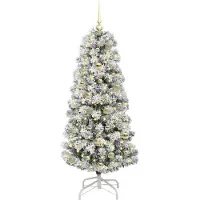 vidaXL Sapin de Noël Artificiel à Branches Articulées 150 cm PVC