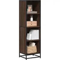 vidaXL Bibliothèque chêne marron 40x35x139 cm bois d'ingénierie