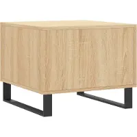 vidaXL Tables basses 2 pièces chêne Sonoma 50x50x40 cm bois composite