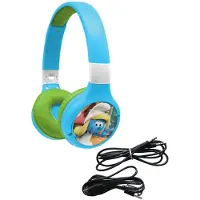 Lexibook Casque 2 en 1 Schtroumpfs Bluetooth et Filaire avec limitation de son