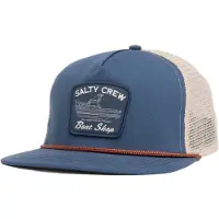 Salty Crew Boat Shop Trucker Cap Bleu