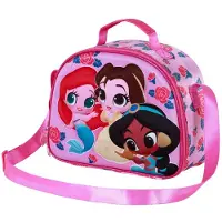 KARACTERMANIA Sac Repas 3D - Disney Princesses Disney Flowers - Rose - Taille Unique