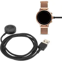 Generique Câble De Charge Smartwatch Pour Fossil Gen 6 Gen 5 Gen 4 Sport Pour Gen 6 Gen 5e Gen 5 Gen 4,Base De Charge Rapide Magnétique Pour Montre,Chargeur Sans Fil Pour Montre (Noir)