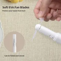 Yunong Mini ventilateur personnel portable alimenté par piles AA pour femmes et enfants, idéal pour le camping, les voyages ou le bureau