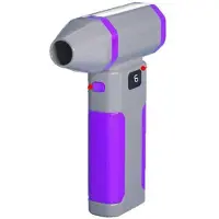 Yunong Souffleur à jet turbo portatif 100 000 tr/min + ventilateur violent avec éclairage LED pour camping en plein air
