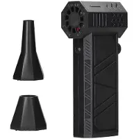 Yunong Ventilateur à réaction X6, vitesse du vent de 130 000 tr/min, 52 m/s, moteur sans balais, turboréacteur canalisé, ventilateur portatif à conduit élevé, poussière