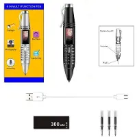 YONIS Téléphone Portable Multifonction Écran Couleur Double SIM Bluetooth LED Stylo Enregistrement Noir
