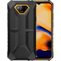 YONIS Smartphone 4G Étanche IP68 6GB RAM 64GB Stockage Android 13 Caméra 50MP 6.52 Pouces Orange