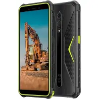 YONIS Smartphone Robuste 4G 5.45 Pouces Android 13 3GB+32GB Déverrouillage Facial NFC Vert