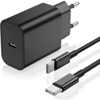 Autre 25 W Usb C Chargeur Rapide Pd Bloc D'alimentation Avec Câble De Charge Rapide Type C Pour Samsung Galaxy S22+-S22 Plus-Ultra-S[1725]