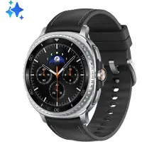 Samsung Galaxy Watch 8 Classic, 3.3 cm (1.3"), AMOLED, Ecran tactile, 64 Go, GPS, 63.5 g