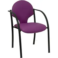 Piqueras Y Crespo Hellin Similskin Ergonomic Office Chair 2 Units Violet