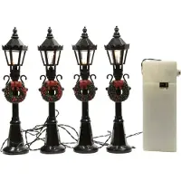 Bigbuy Lampes Scène Noël Led éclairage Miniature Pour Décorations De Noël -