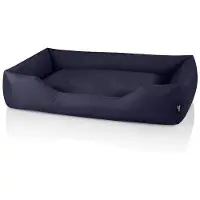 Autre Beddog Zara Lit Pour Chien, Panier Corbeille, Coussin De Chien [Xxl Env. 120x85cm, Navy-Blue (Bleu Foncé)]