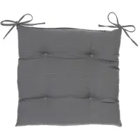 Merkloos Galette De Chaise D'extérieur Korai - 40 X 40 Cm - Gris Ardoise