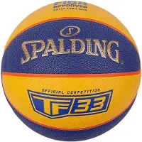 Spalding Balle bleu foncé / jaune