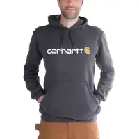 Carhartt 100074 - Sweat- Shirt À Capuche - Homme - Coupe Large (Original Fit) - L - Carbon Heather