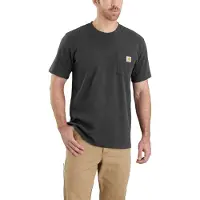 Carhartt K87 Relaxed Fit Short Sleeve T-shirt Gris S Homme