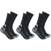Carhartt Force Midweight Crew Chaussettes - Pack de 3