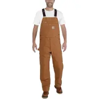 Carhartt 102776 - Salopette Ultra Résistante - Homme - Créée Grâce Au Savoir-Faire Du Crew - W40/L34 - Brown