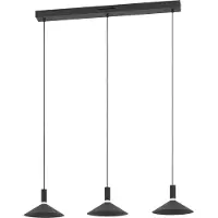 Eglo Suspension Conomavilla-Z Noir intelligent 3 lumières