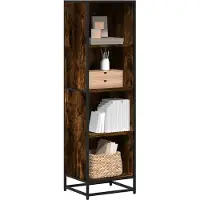 vidaXL Bibliothèque chêne fumé 40x35x139 cm bois d'ingénierie